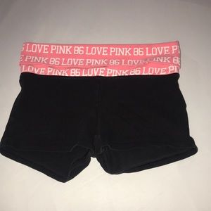 PINK yoga shorts